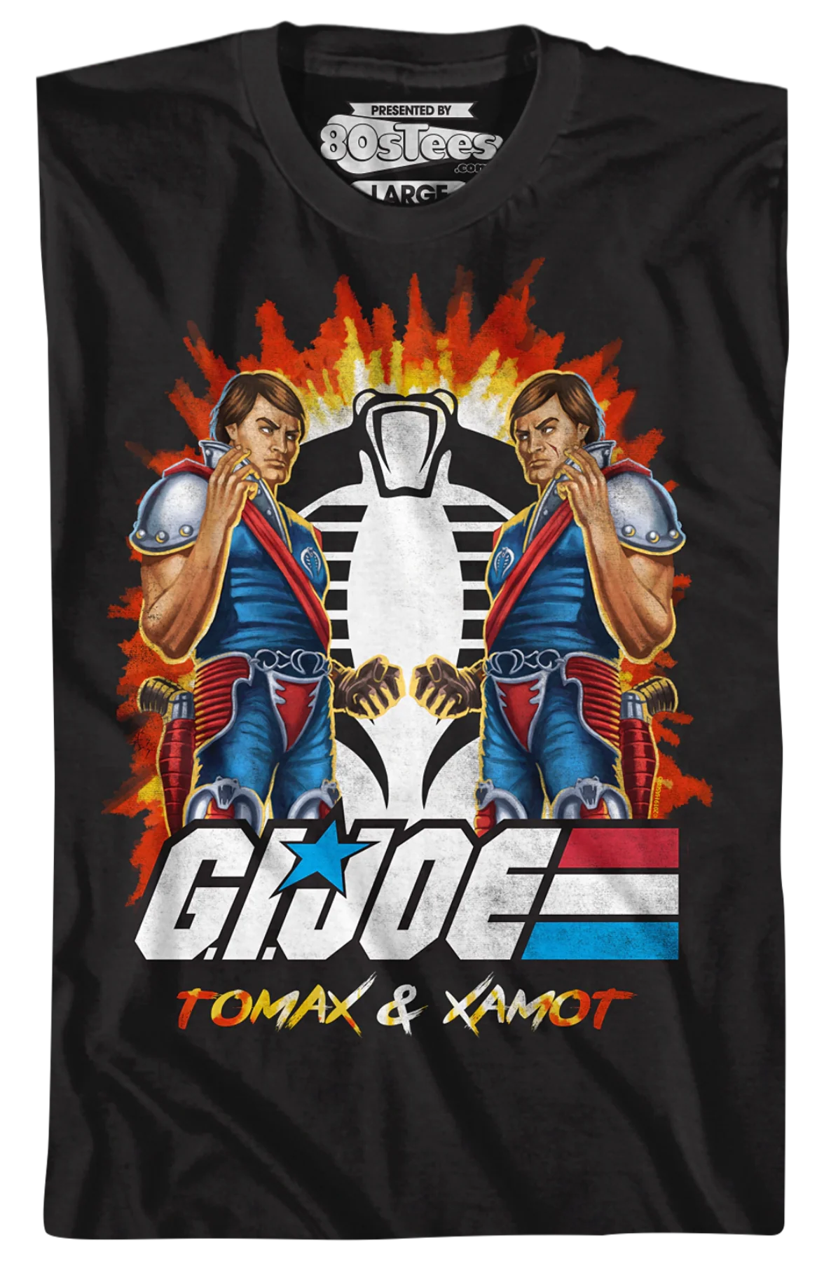 Tomax and Xamot GI Joe T-Shirt - Image 2