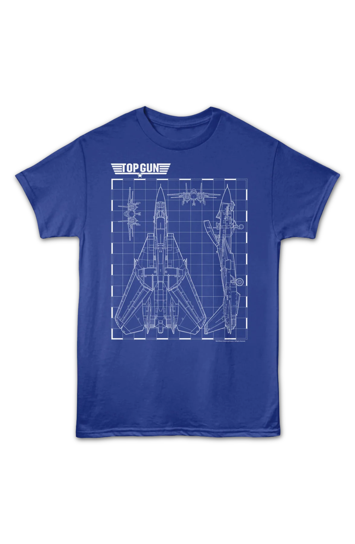 Tomcat Schematics Top Gun T-Shirt - Image 2