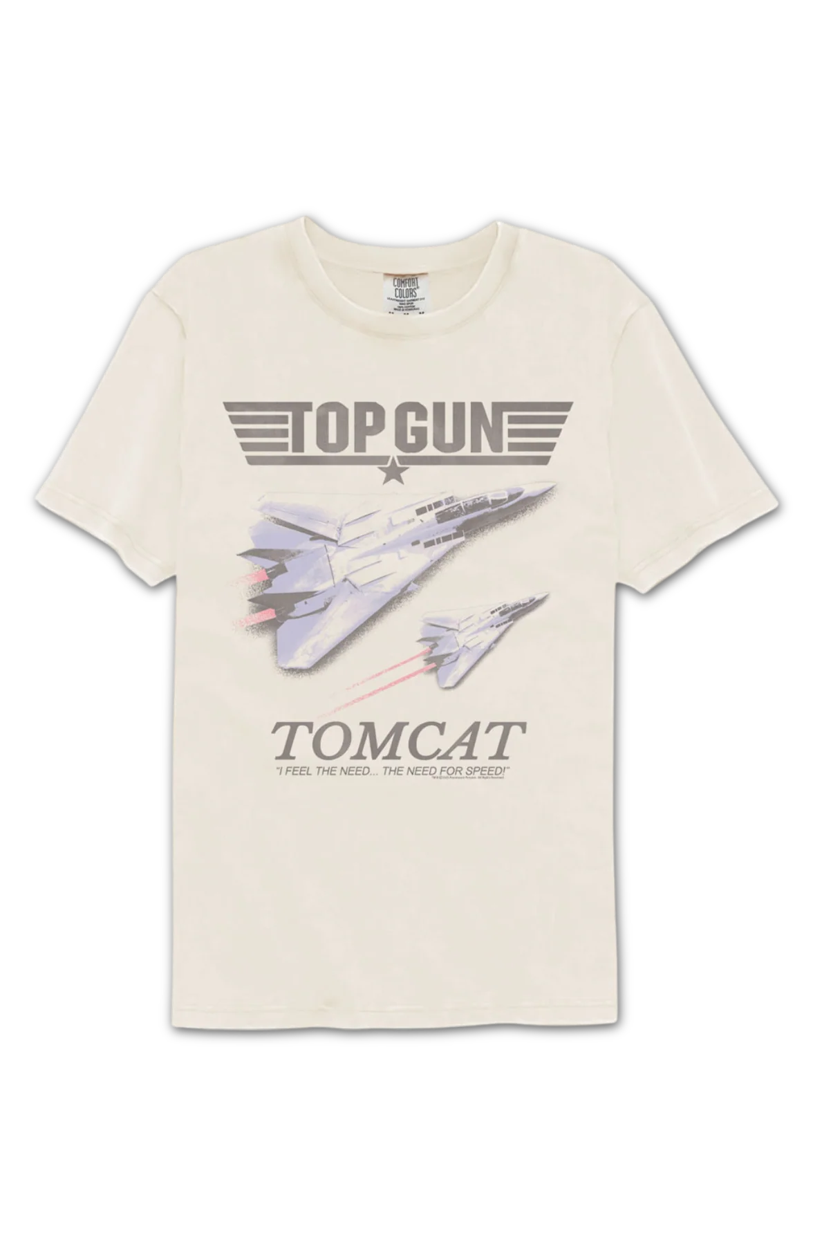 Tomcat Top Gun Comfort Colors Brand T-Shirt - Image 2