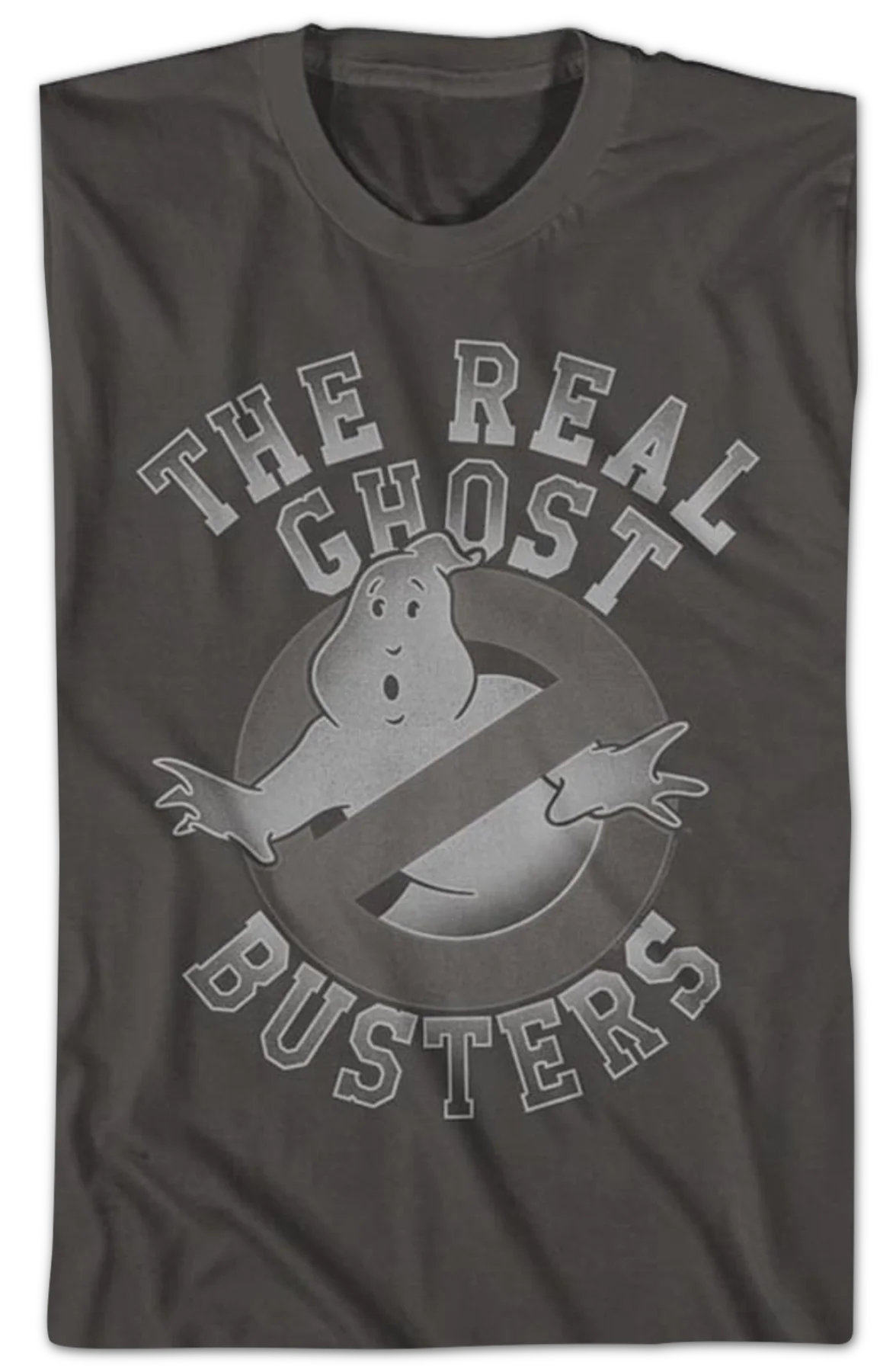 Tonal No Ghost Logo Real Ghostbusters T-Shirt - Image 2
