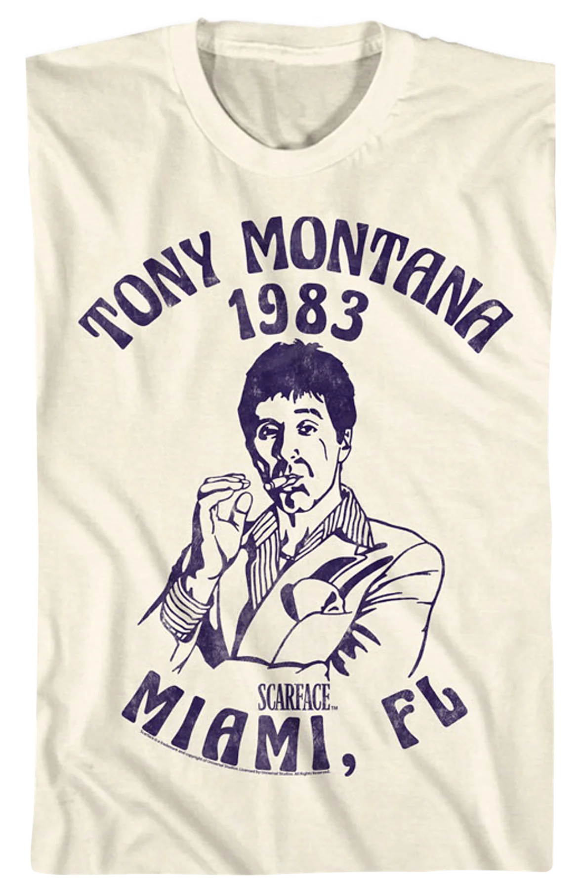 Tony Montana 1983 Scarface T-Shirt - Image 2