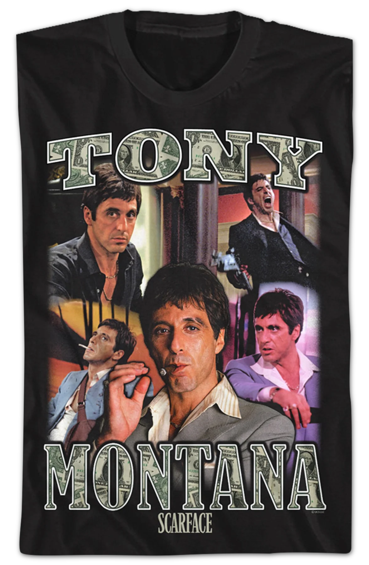 Tony Montana Make The Money Scarface T-Shirt - Image 2