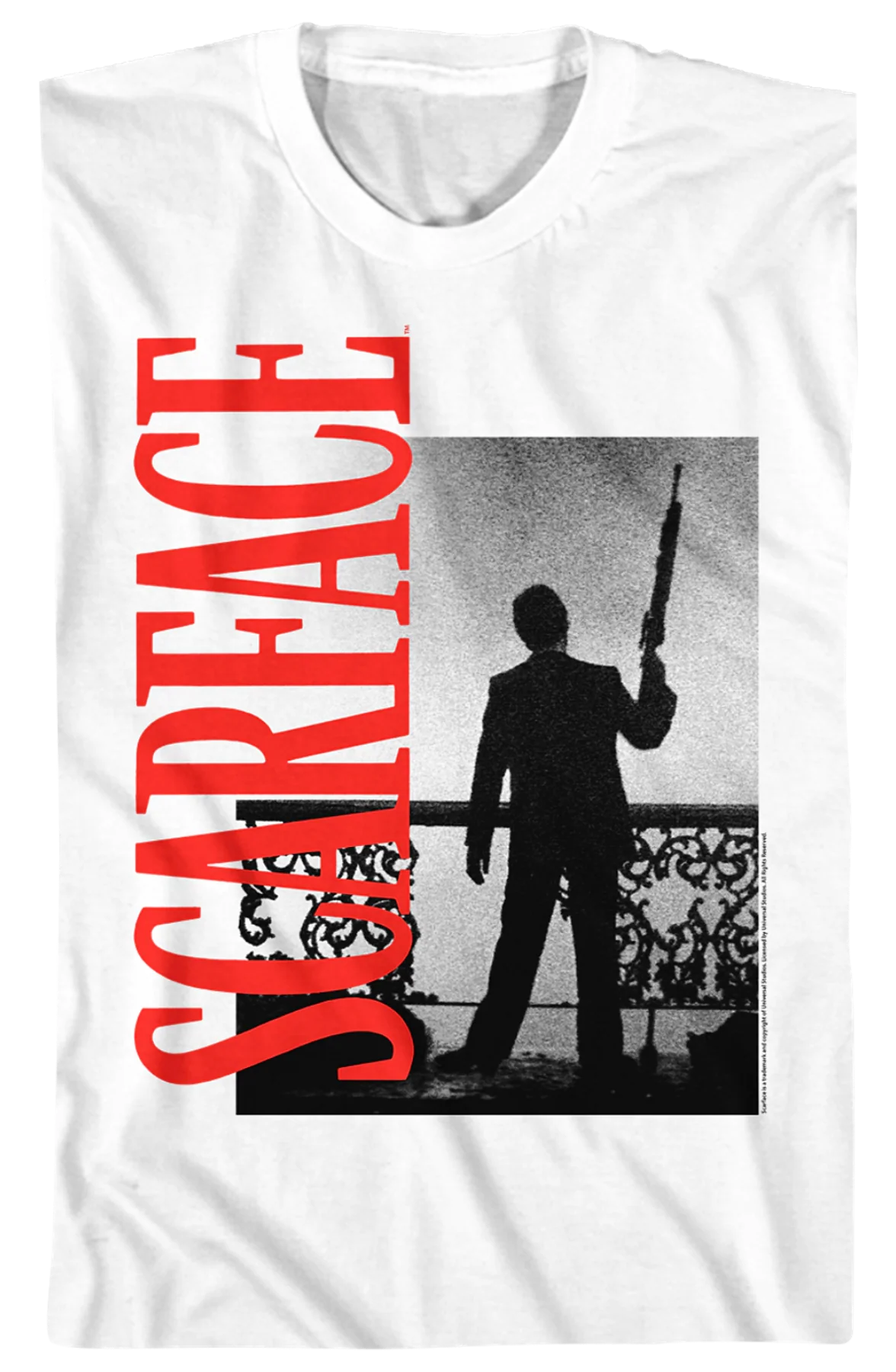 Tony Montana Silhouette Scarface T-Shirt - Image 2