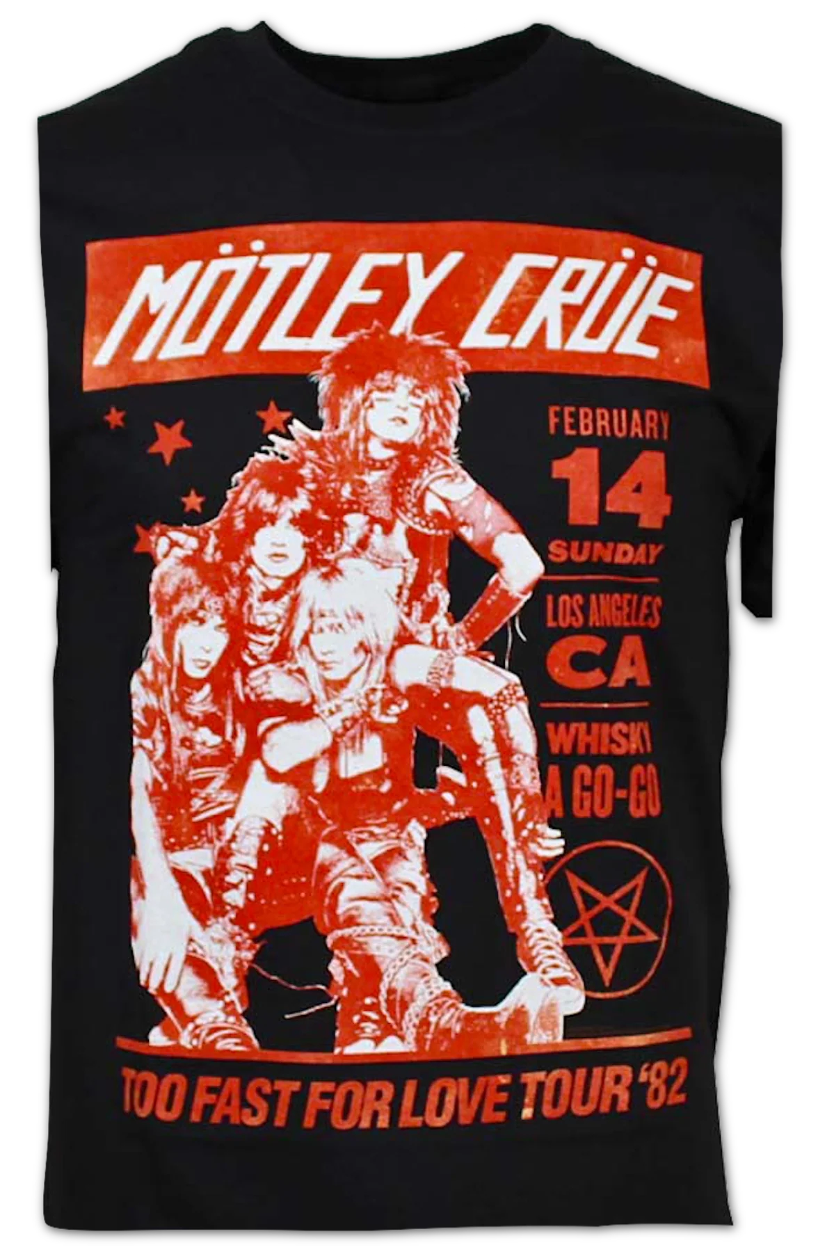 Too Fast For Love Tour Motley Crue T-Shirt