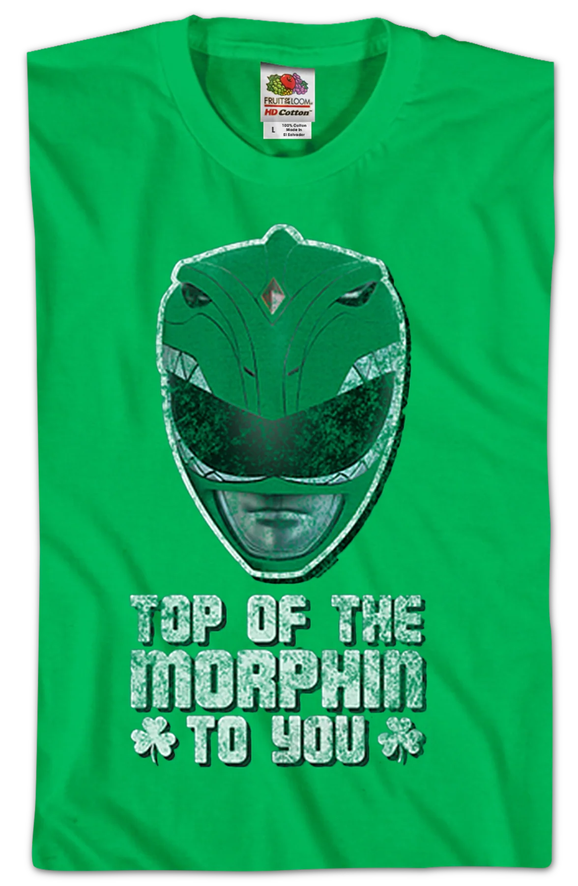 Top Of The Morphin To You Mighty Morphin Power Rangers T-Shirt - Image 2