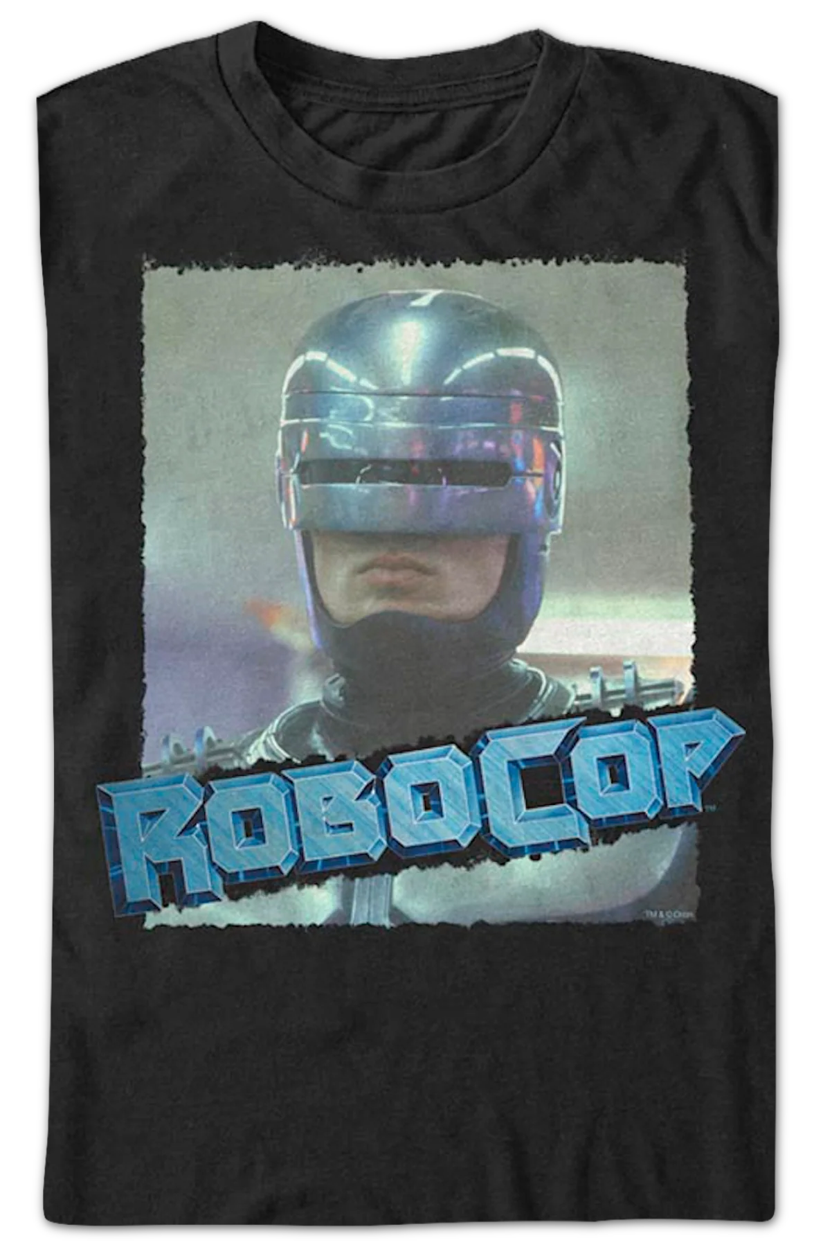 Torn Photo Robocop T-Shirt - Image 2