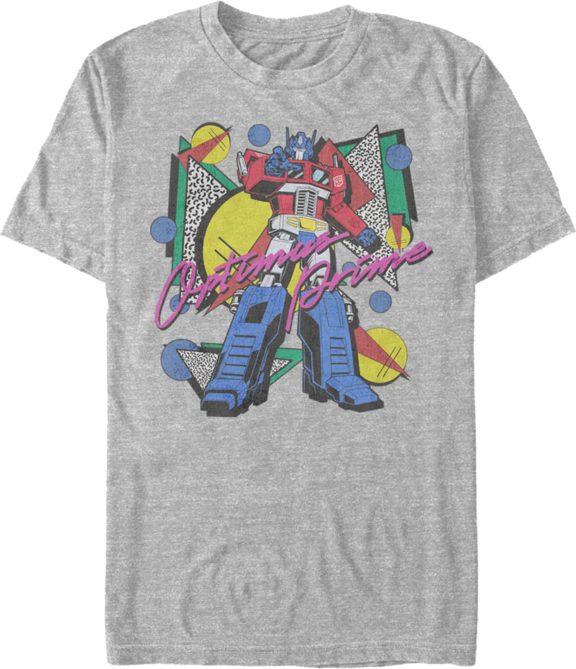 Totally Rad Optimus Prime Transformers T-Shirt