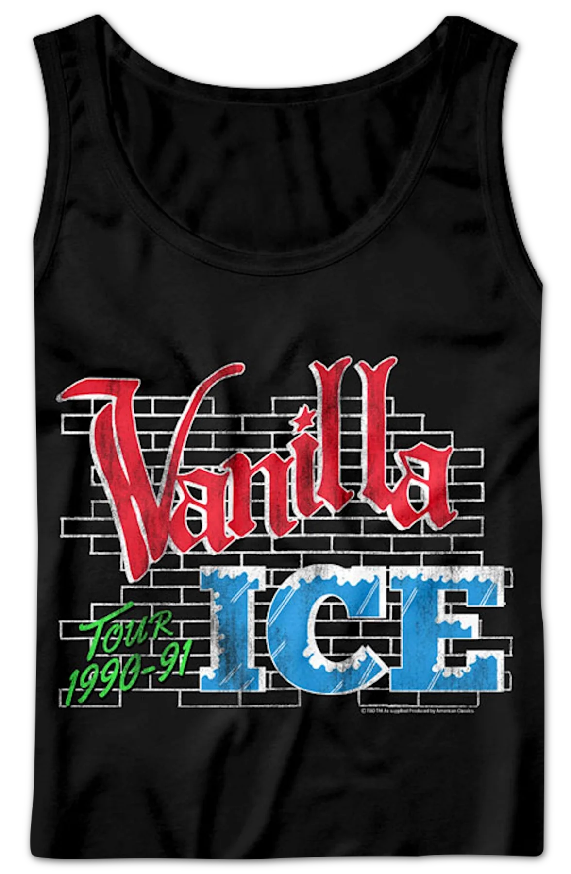Tour 1990-91 Vanilla Ice Tank Top - Image 2