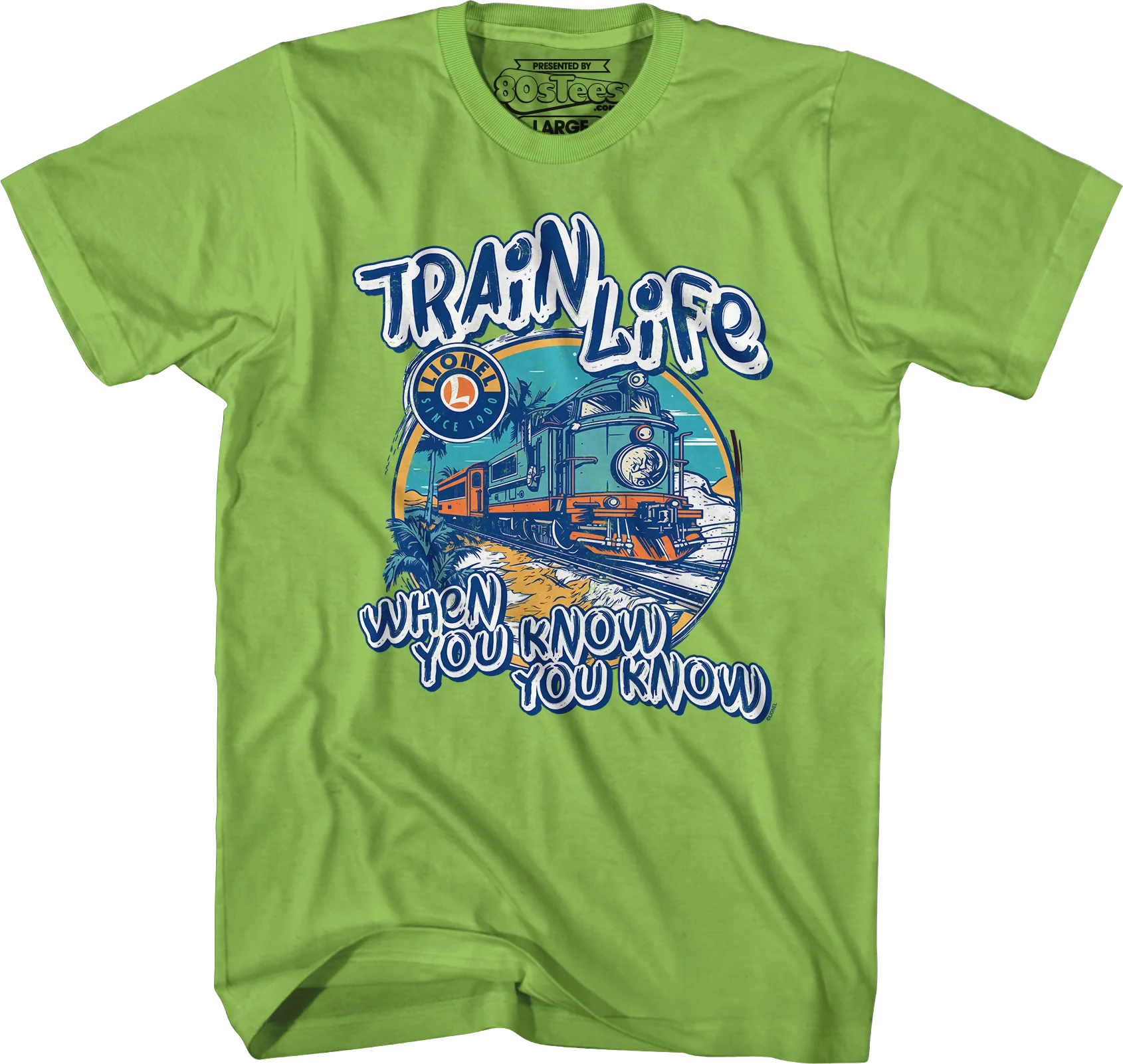 Train Life When You Know You Know Lionel Trains T-Shirt - Image 4