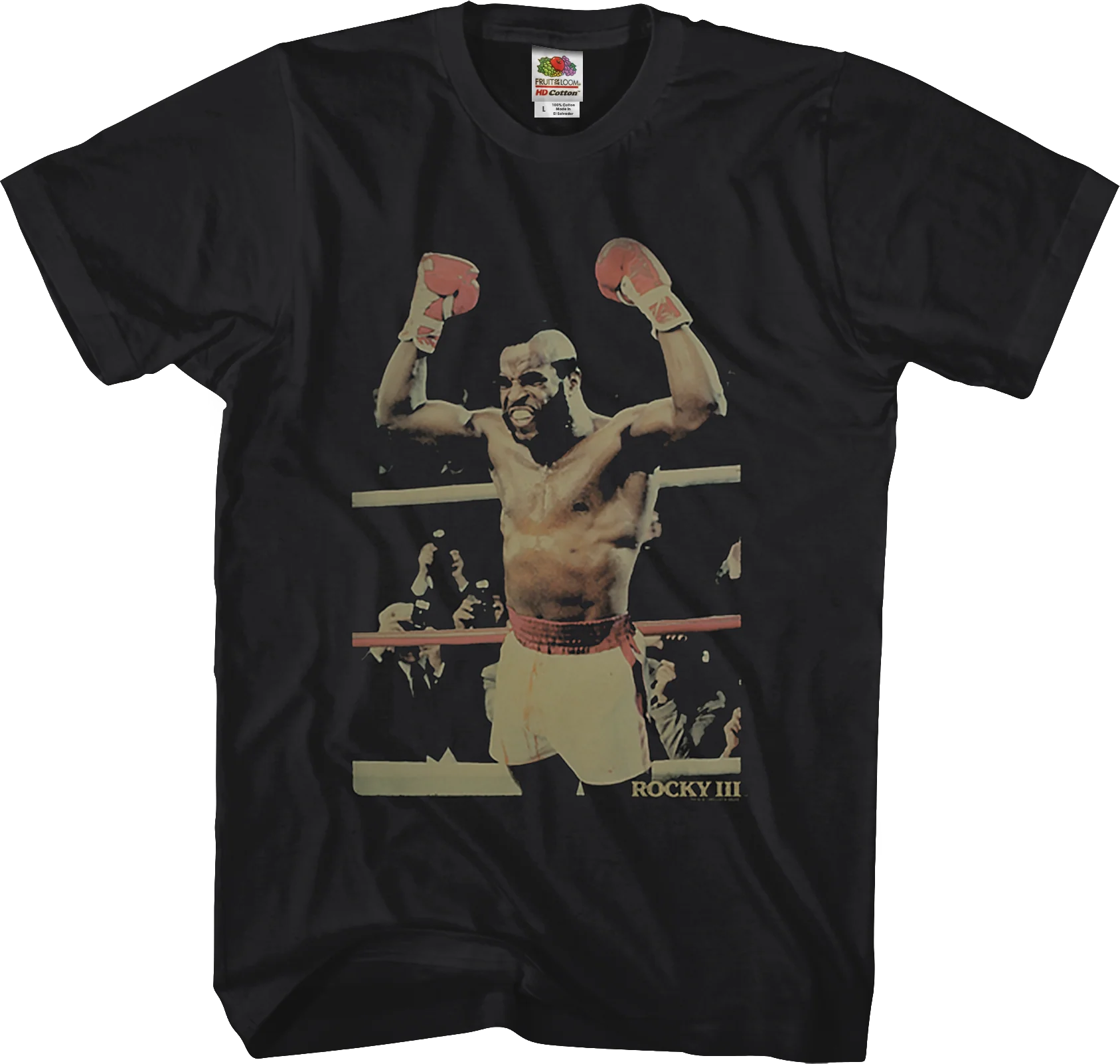 Trevco Clubber Lang Celebrating Rocky III T-Shirt