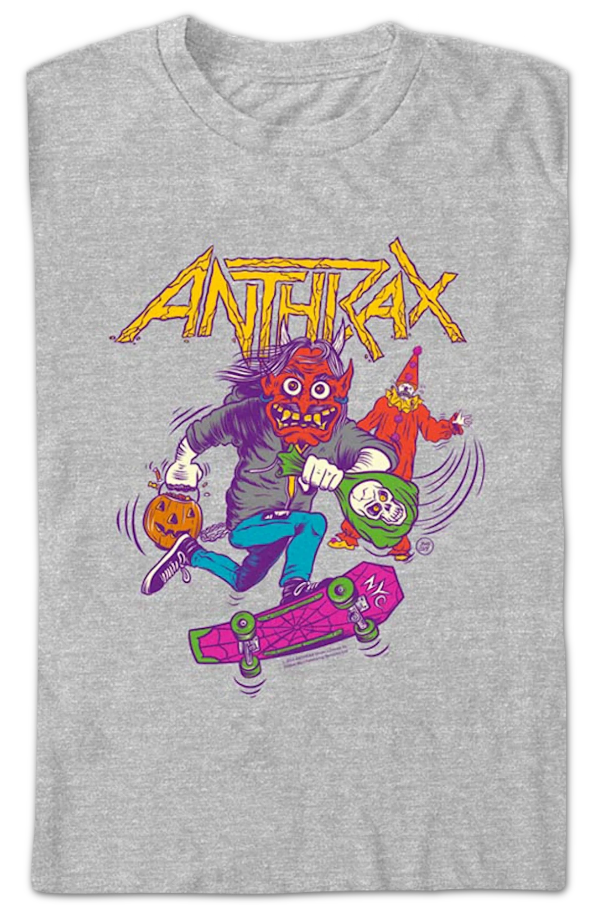 Trick Or Treat Anthrax T-Shirt - Image 2