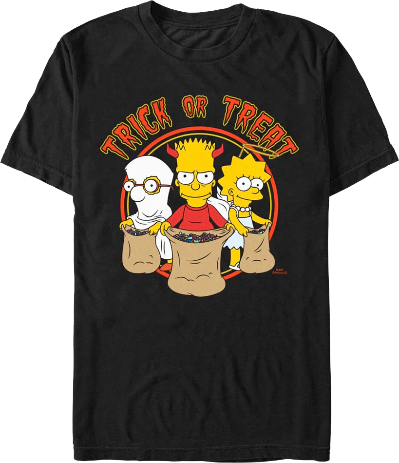 Trick Or Treat Simpsons T-Shirt