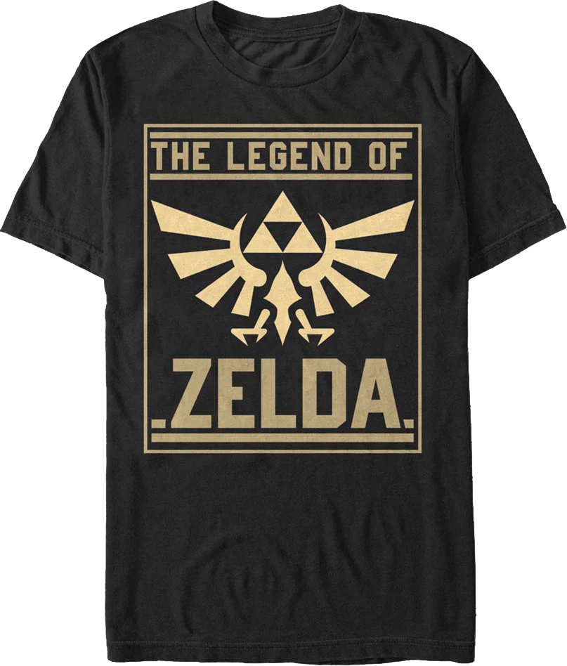 Triforce Box Legend of Zelda Nintendo T-Shirt