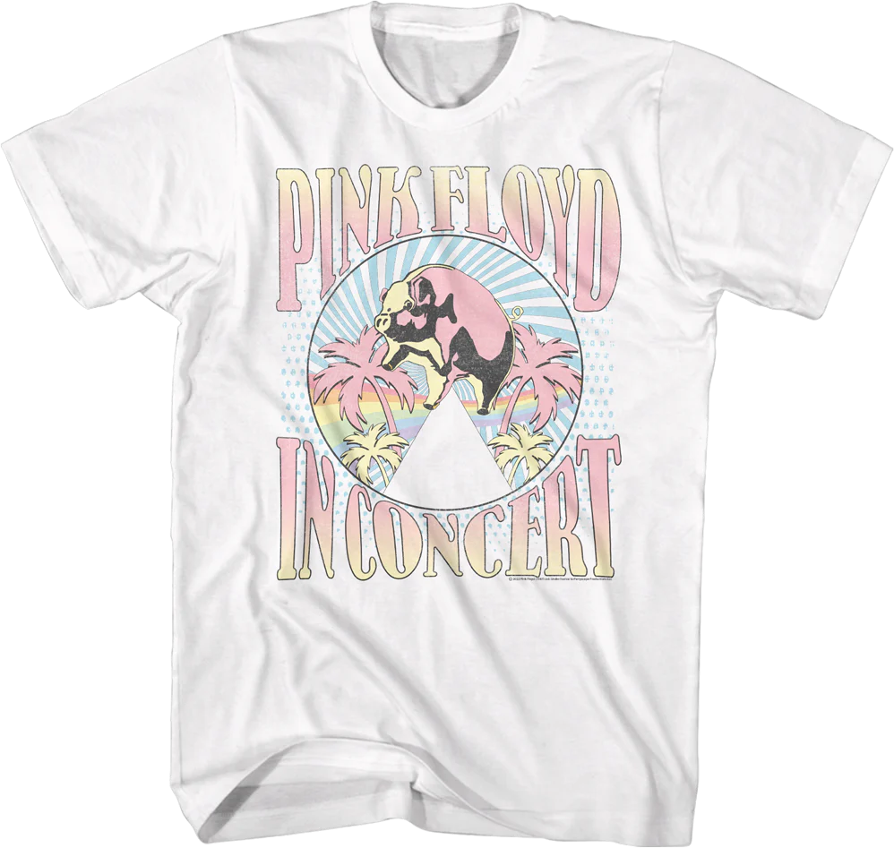 Tropical Pig Pink Floyd T-Shirt