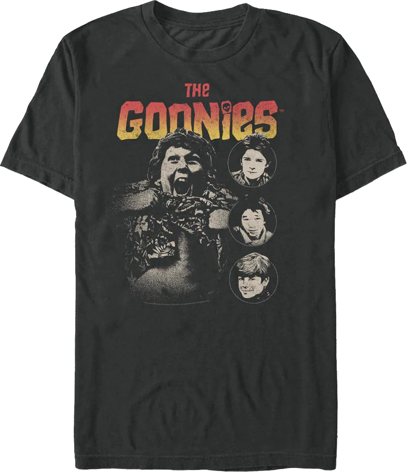 Truffle Shuffle Faces Goonies T-Shirt
