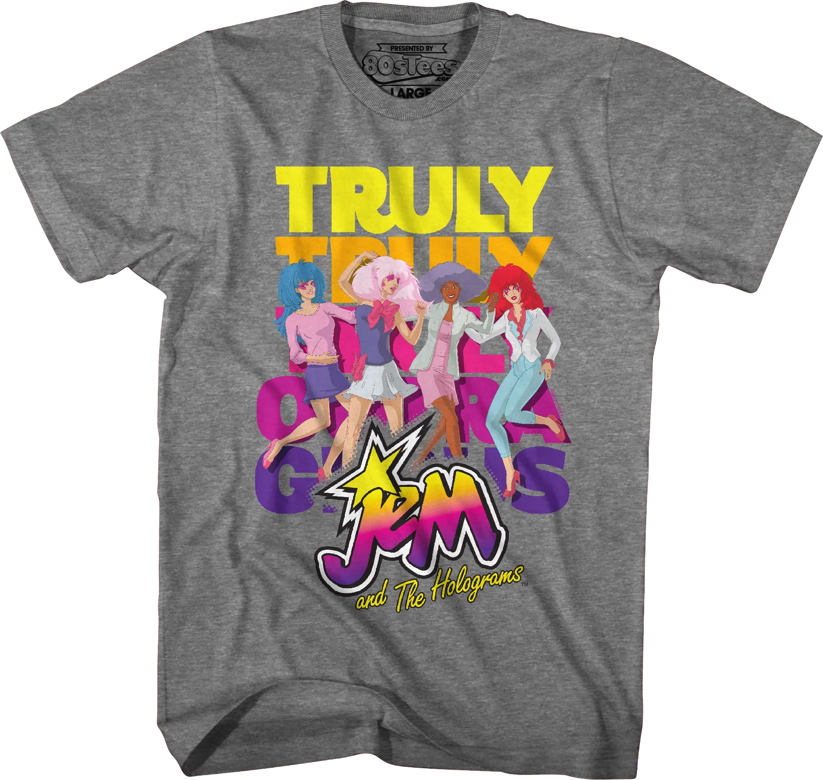Truly Outrageous Group Pose Jem And The Holograms T-Shirt - Image 21