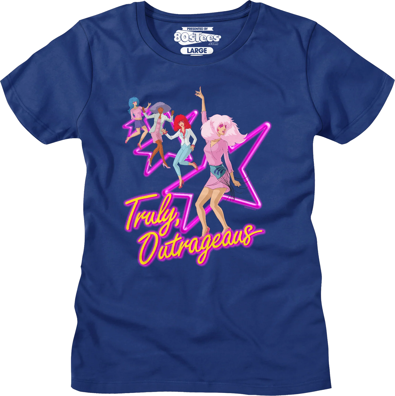 Truly Outrageous Rock Stars Jem And The Holograms T-Shirt - Image 13