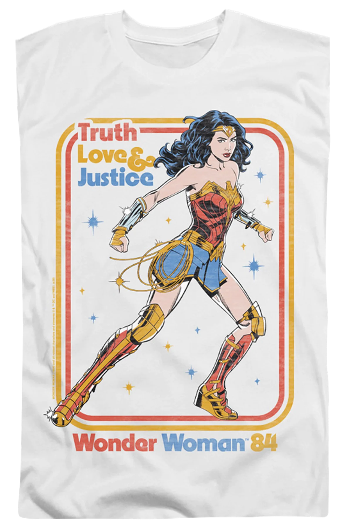 Truth Love & Justice Wonder Woman T-Shirt - Image 2