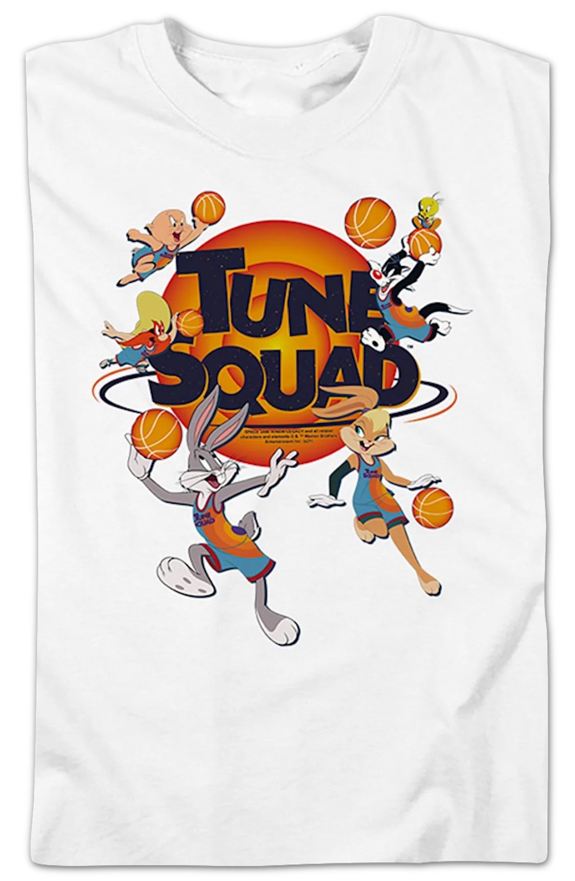 Tune Squad Team Photo Space Jam T-Shirt - Image 2