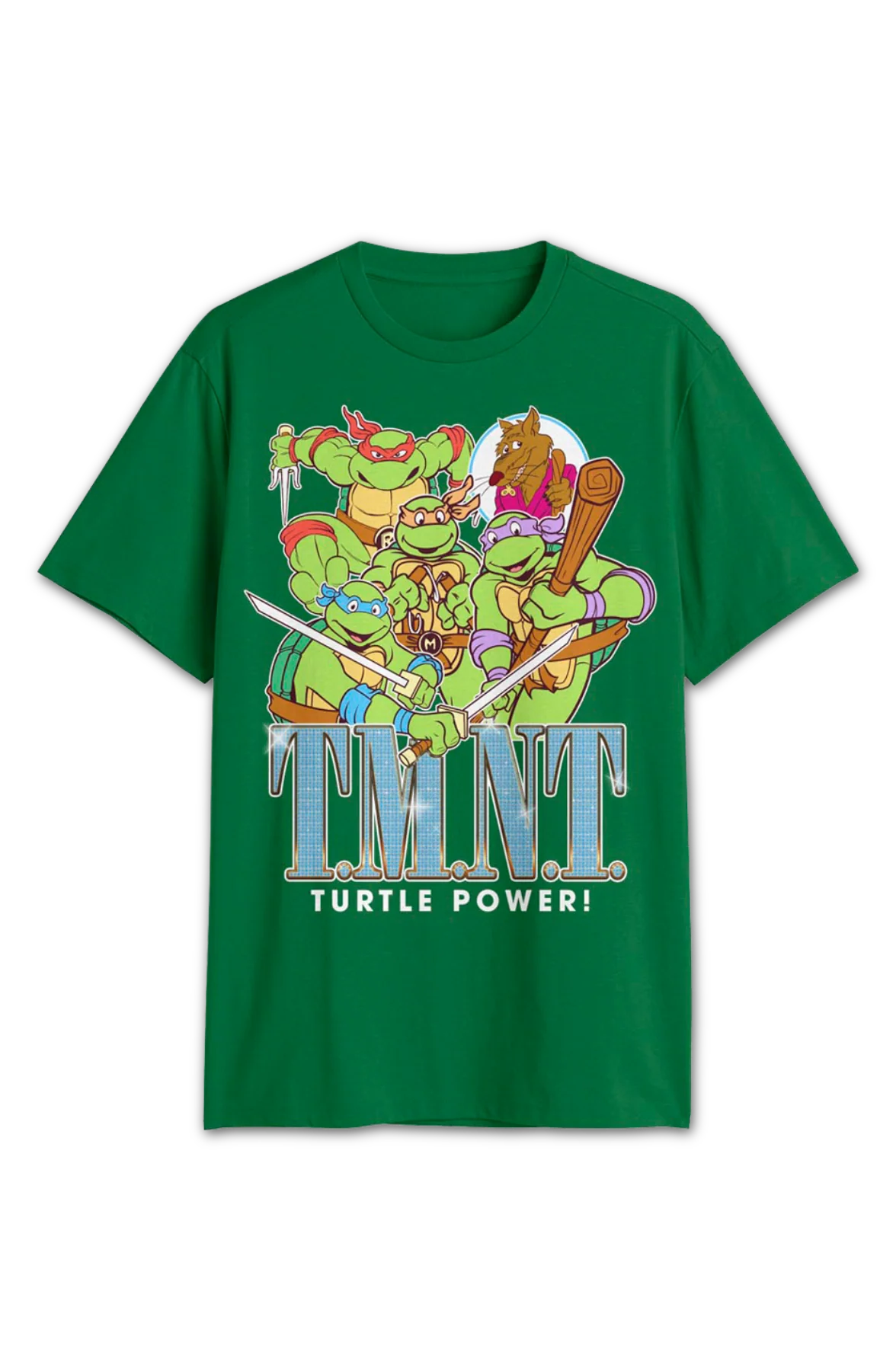 Turtle Power Action Poses Teenage Mutant Ninja Turtles T-Shirt - Image 2