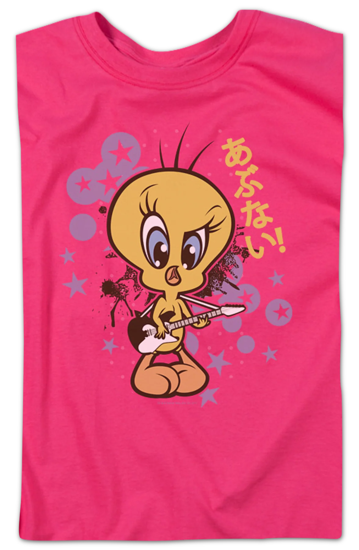 Tweety Bird Rock Star Looney Tunes T-Shirt - Image 2