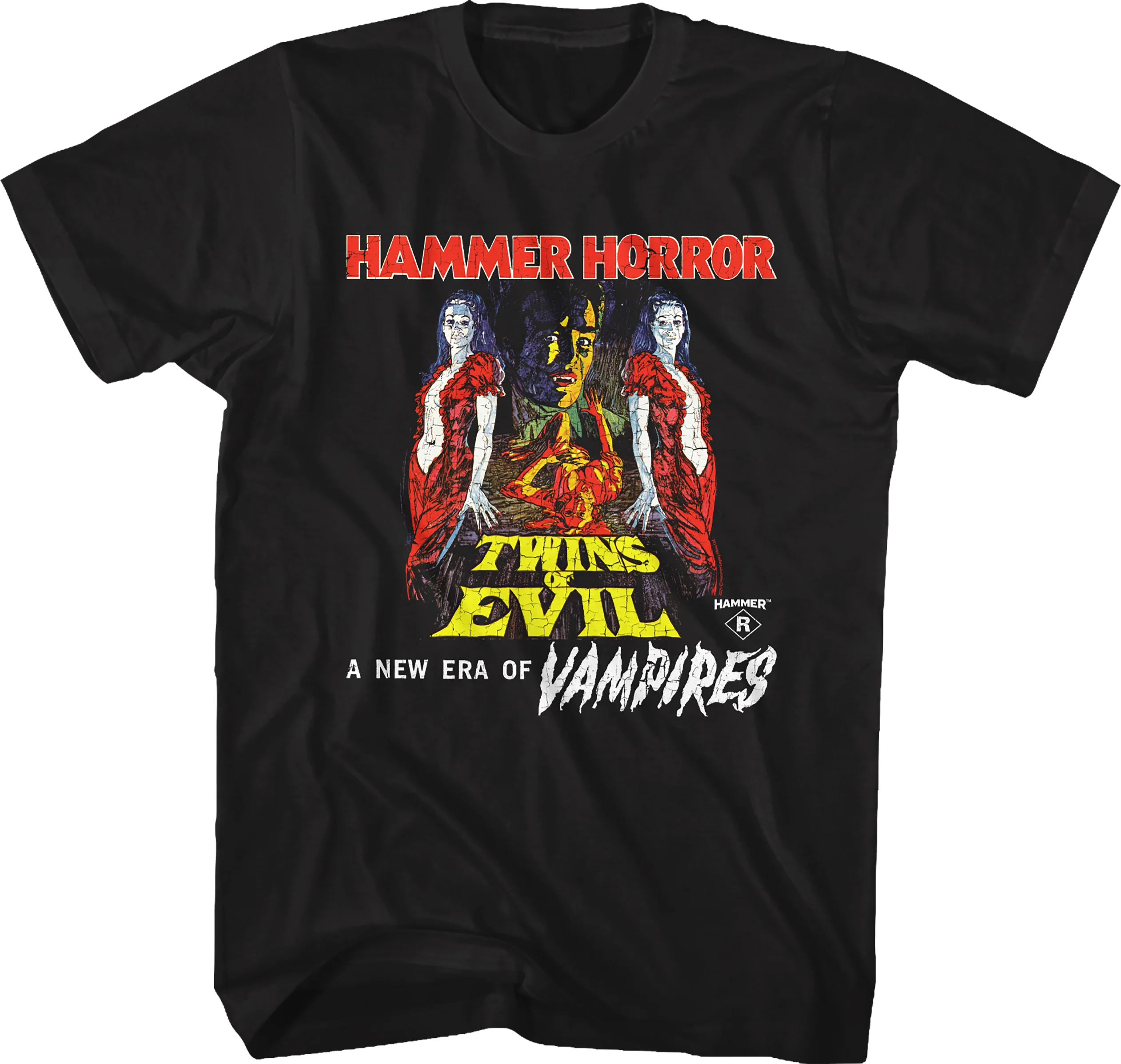 Twins Of Evil Hammer Films T-Shirt