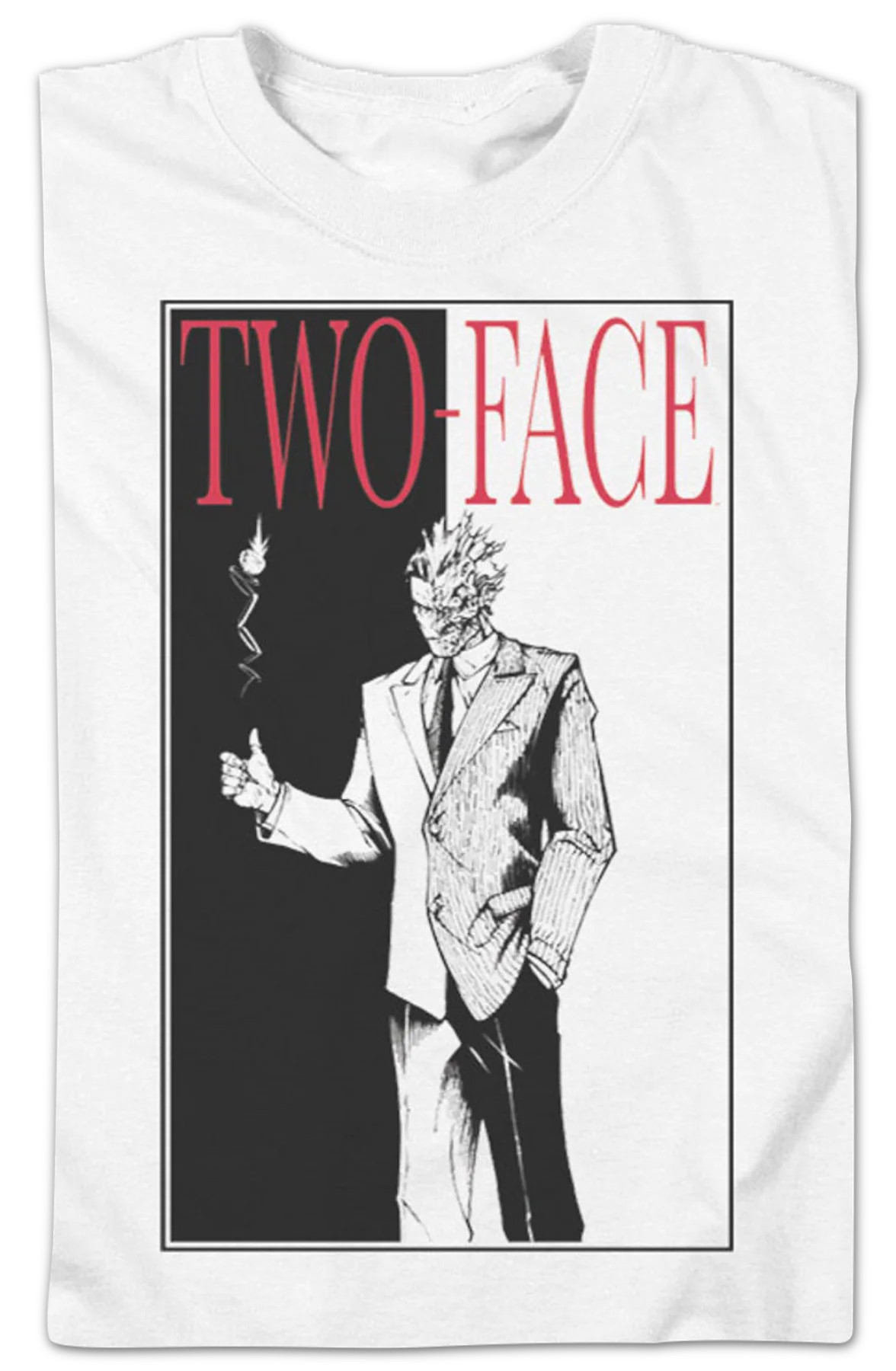 Two-Face Scarface Batman T-Shirt - Image 2