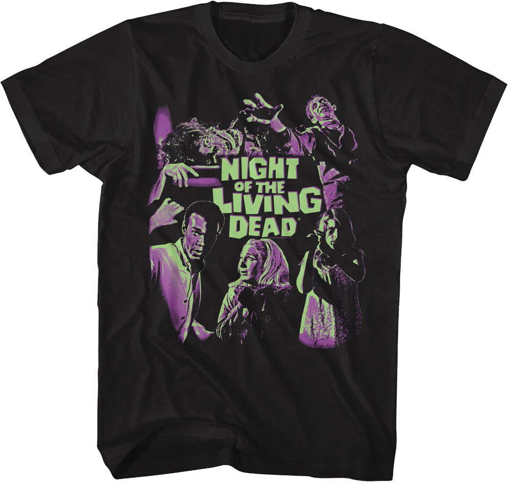 Two Tone Poster Night Of The Living Dead T-Shirt