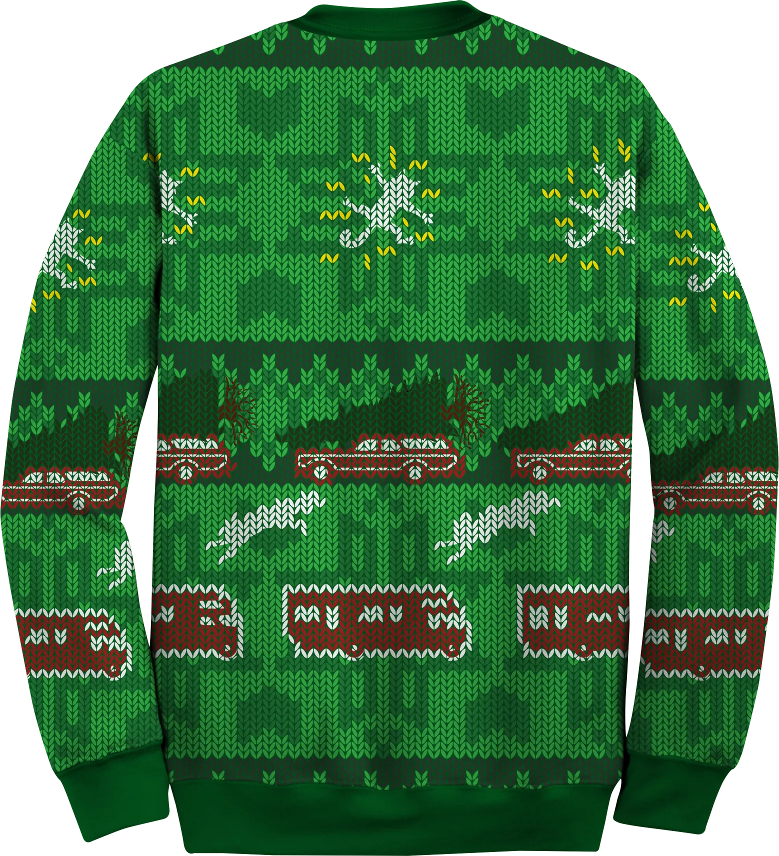 Ugly Faux Knit Christmas Vacation Sweater - Image 3
