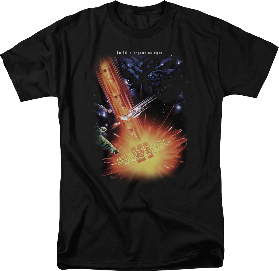 Undiscovered Country Poster Star Trek T-Shirt