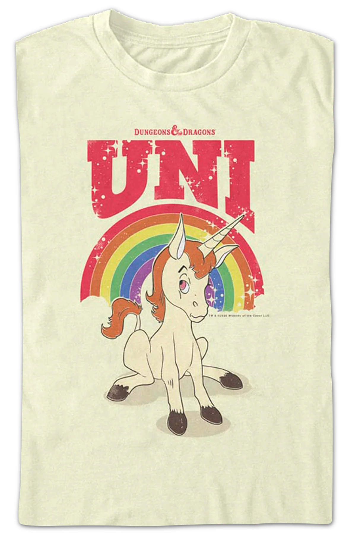 Uni Rainbow Pose Dungeons & Dragons T-Shirt - Image 2