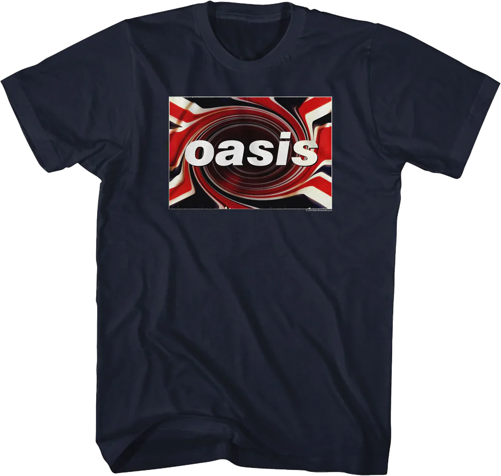 Union Jack Logo Oasis T-Shirt