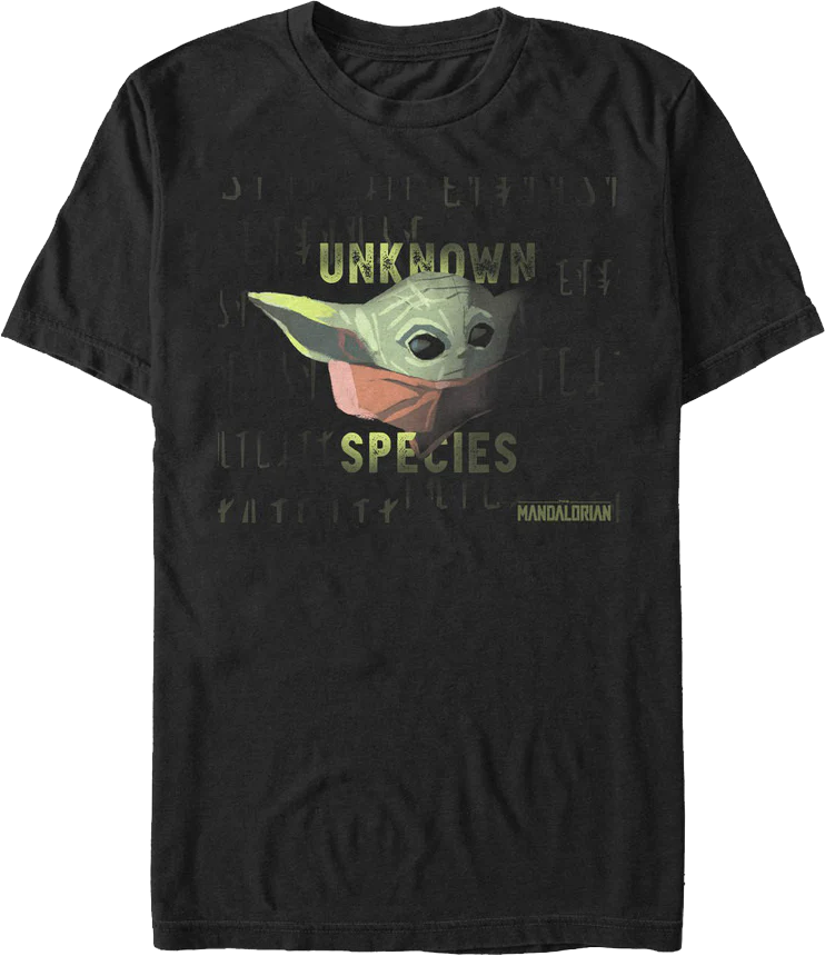 Unknown Species The Child Star Wars The Mandalorian T-Shirt