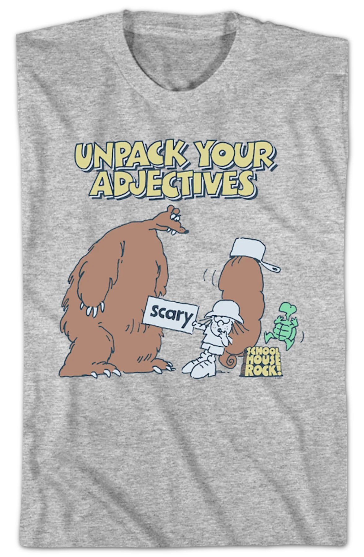 Unpack Your Adjectives Schoolhouse Rock T-Shirt - Image 2