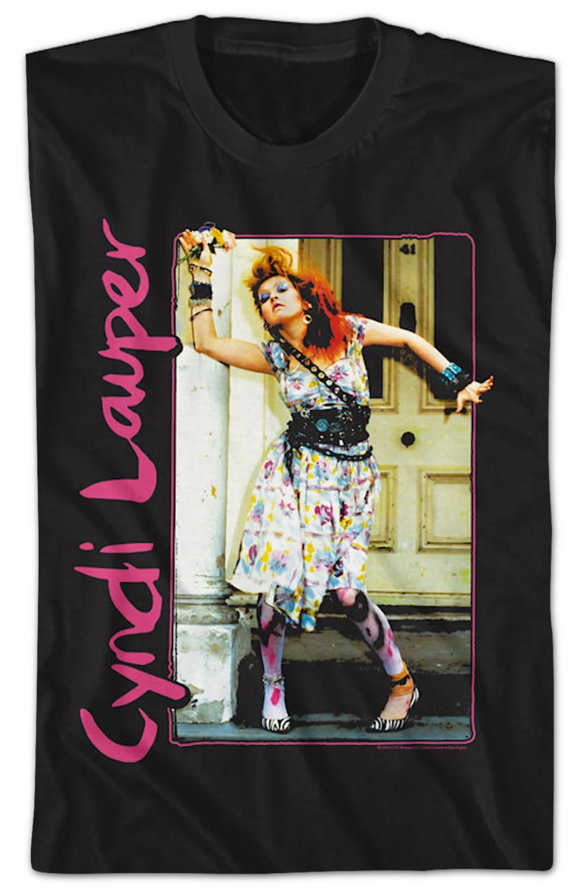 Unusual Pose Cyndi Lauper T-Shirt - Image 2