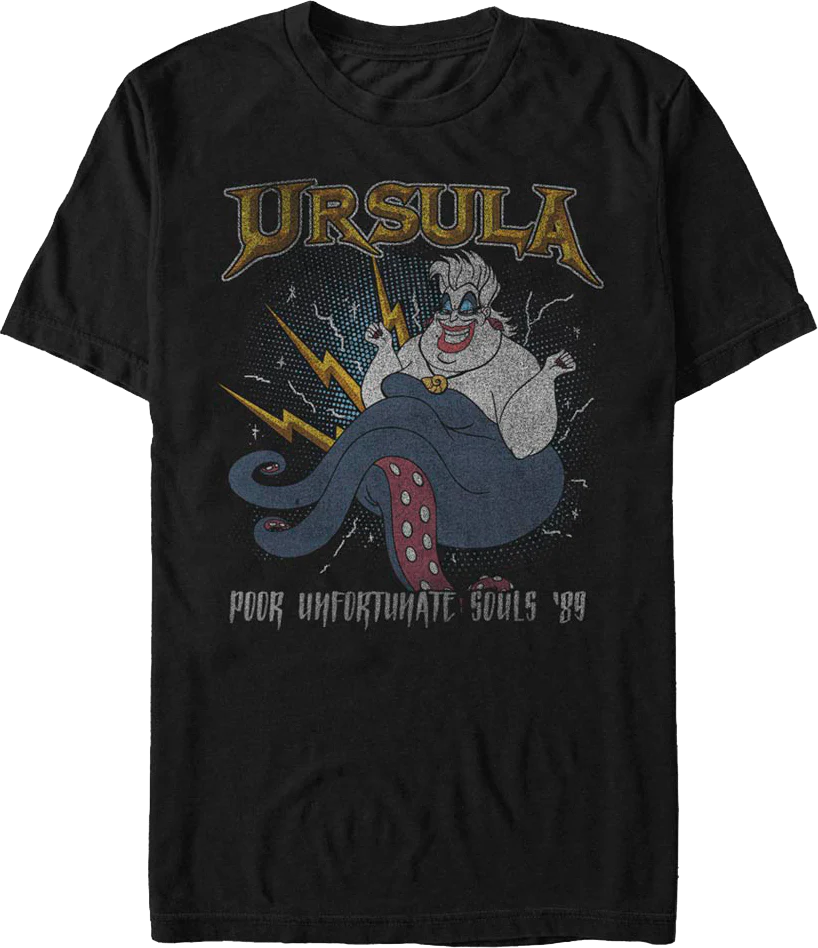 Ursula Poor Unfortunate Souls '89 Little Mermaid T-Shirt