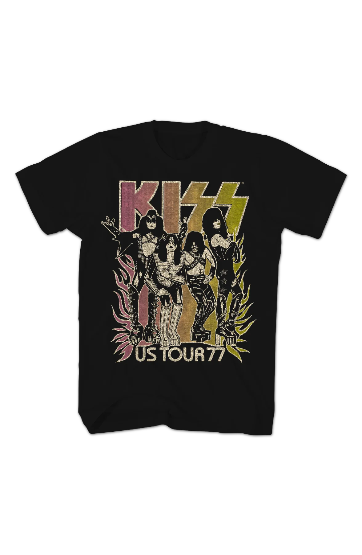US Tour 77 KISS T-Shirt - Image 2