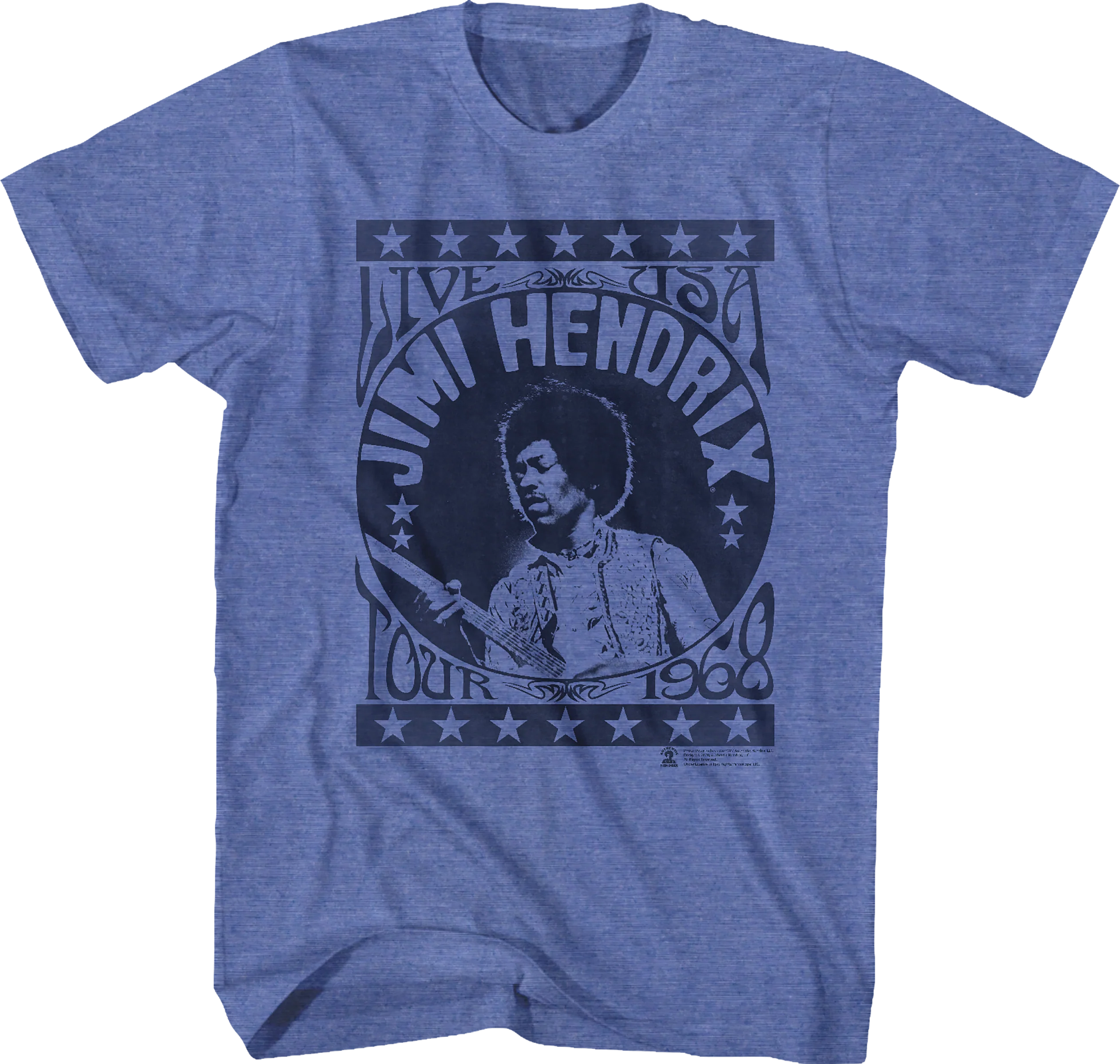 USA Tour 1968 Jimi Hendrix T-Shirt