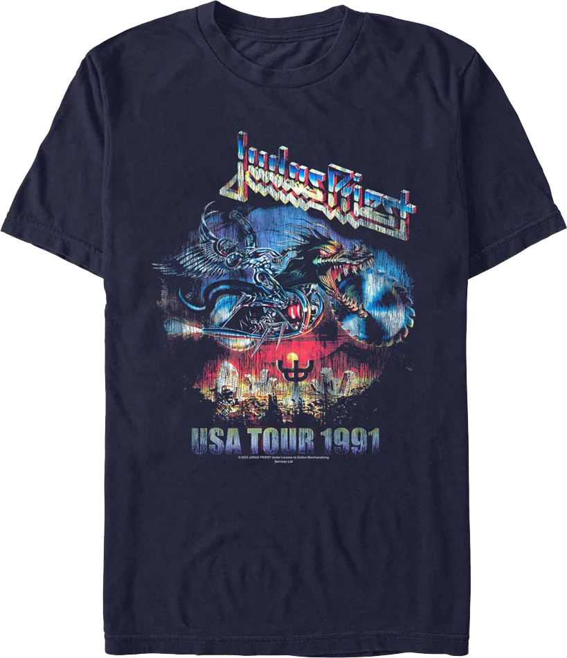 USA Tour 1991 Judas Priest T-Shirt