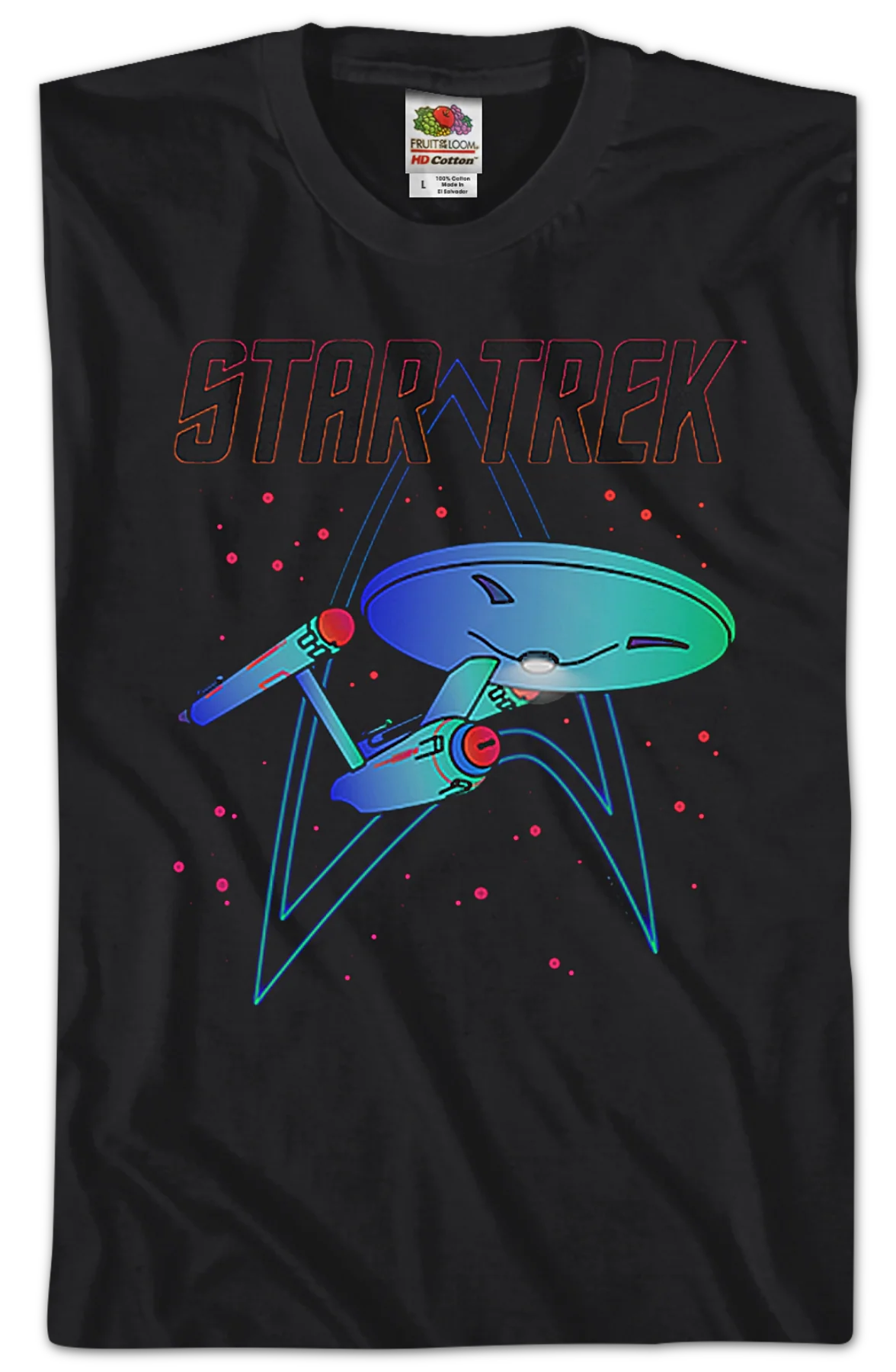 USS Enterprise Star Trek T-Shirt - Image 2