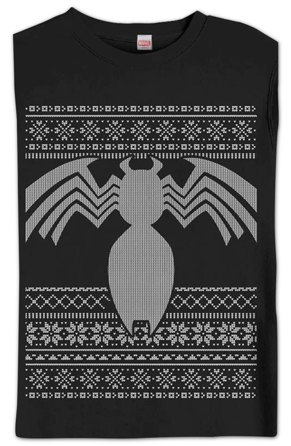 Venom Faux Ugly Christmas Sweater Marvel Comics Sweatshirt - Image 2