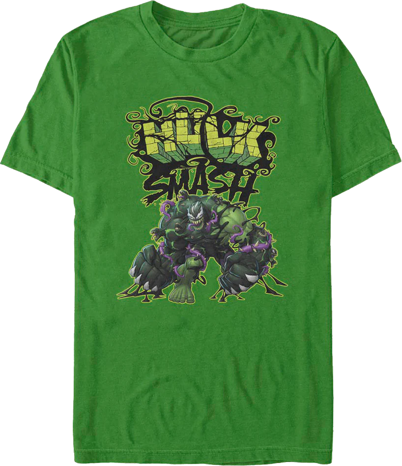 Venom Hulk Smash Marvel Comics T-Shirt
