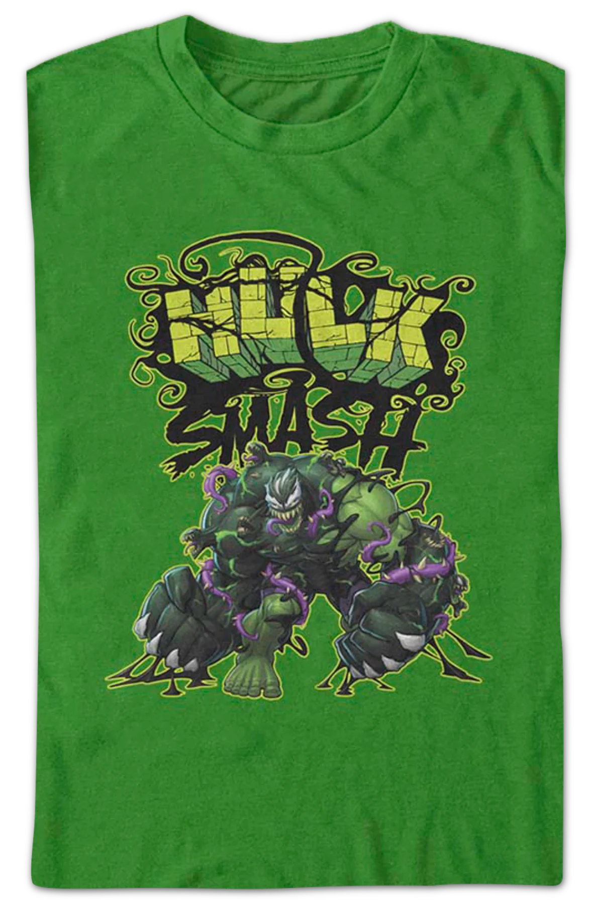 Venom Hulk Smash Marvel Comics T-Shirt - Image 2