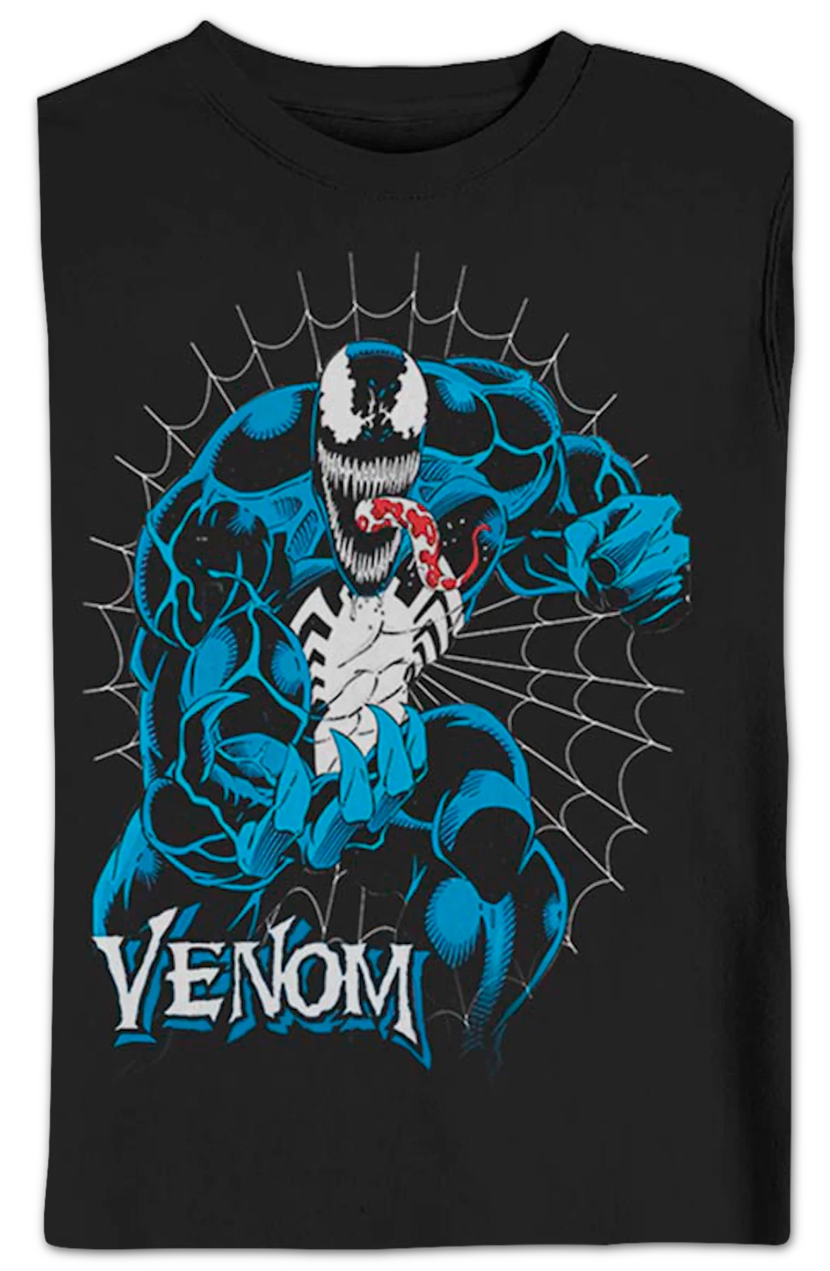 Venom Web Marvel Comics Sweatshirt - Image 2