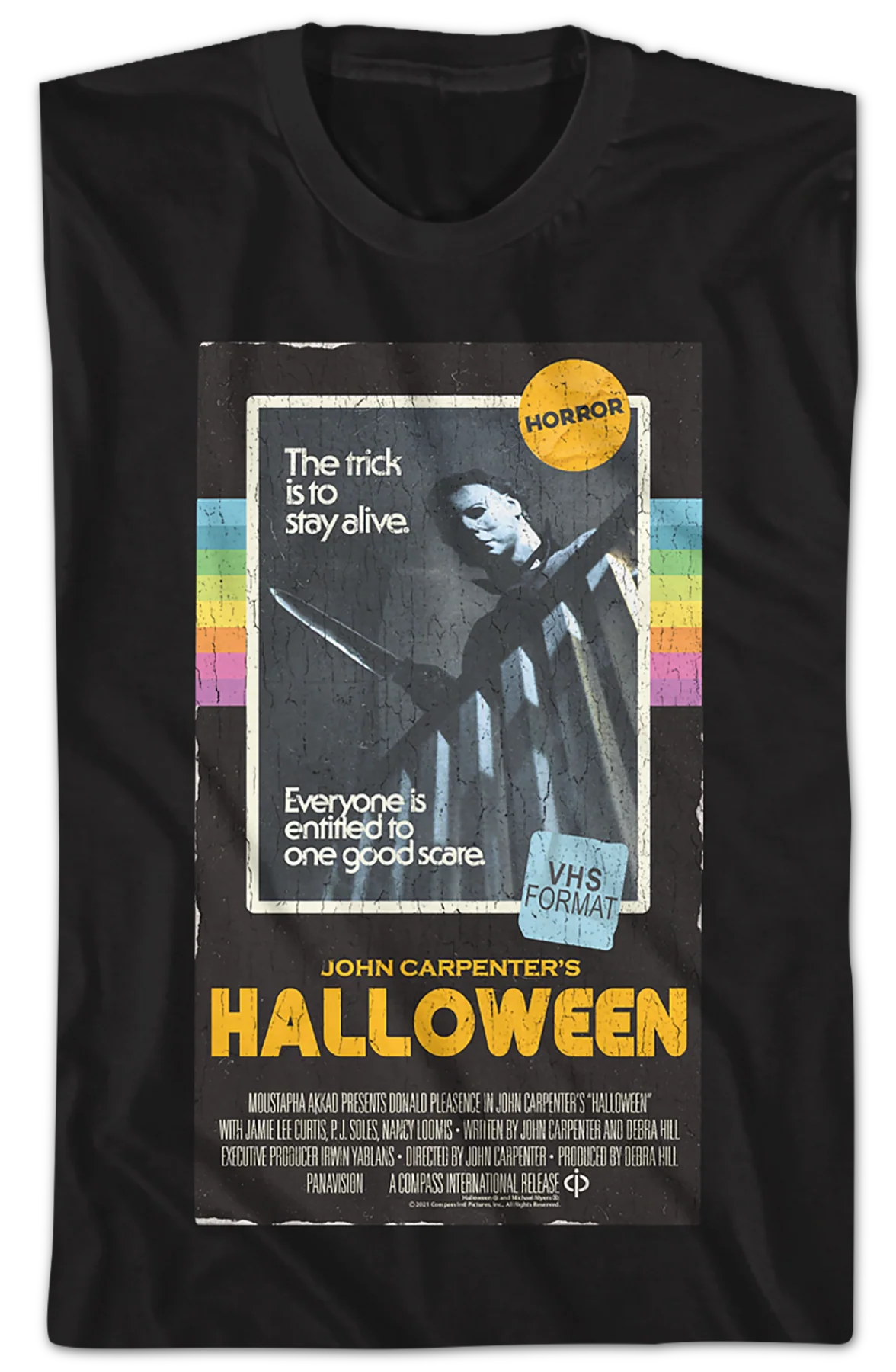 VHS Box Art Halloween T-Shirt - Image 2