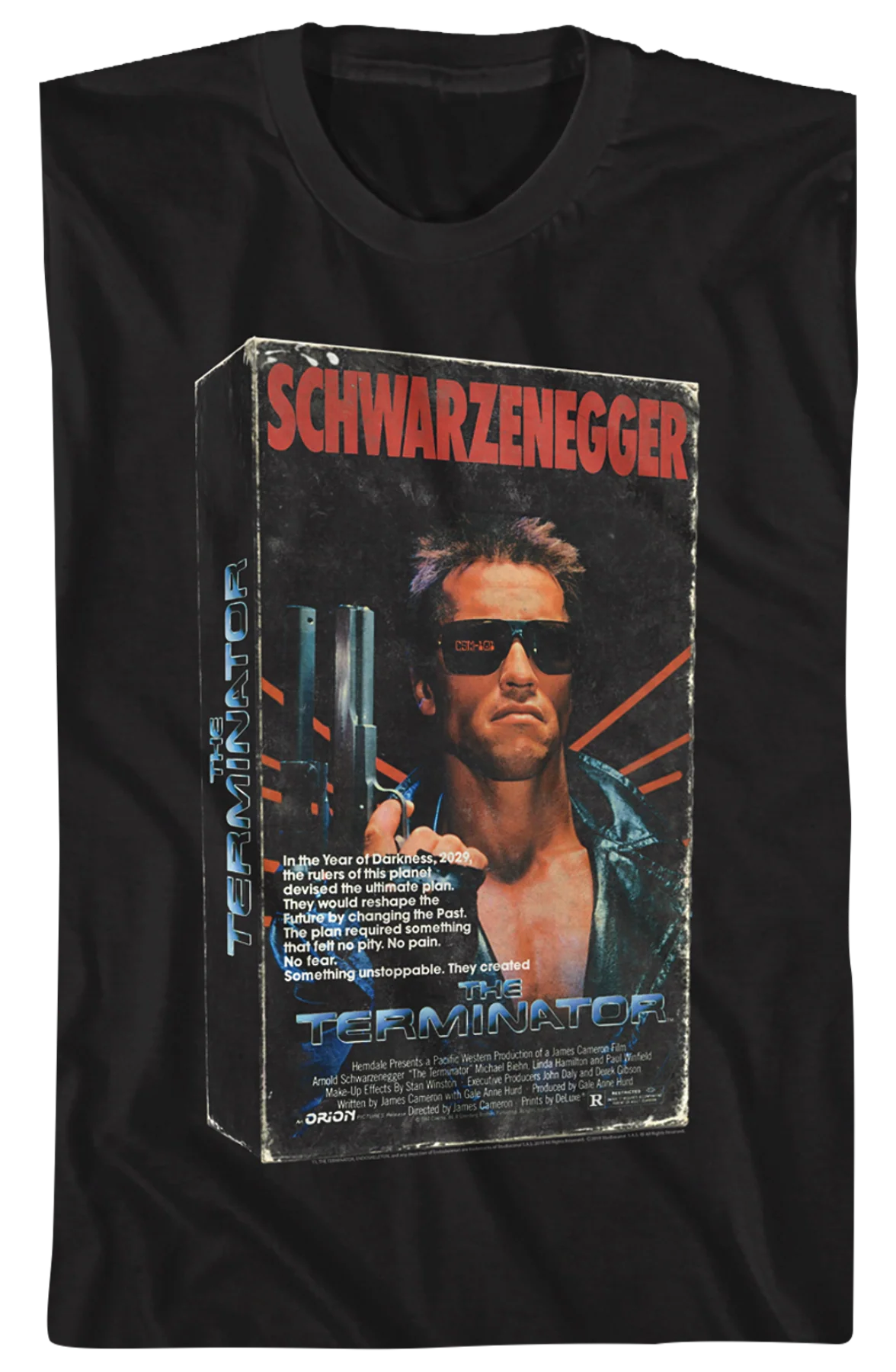 VHS Box Terminator T-Shirt - Image 2