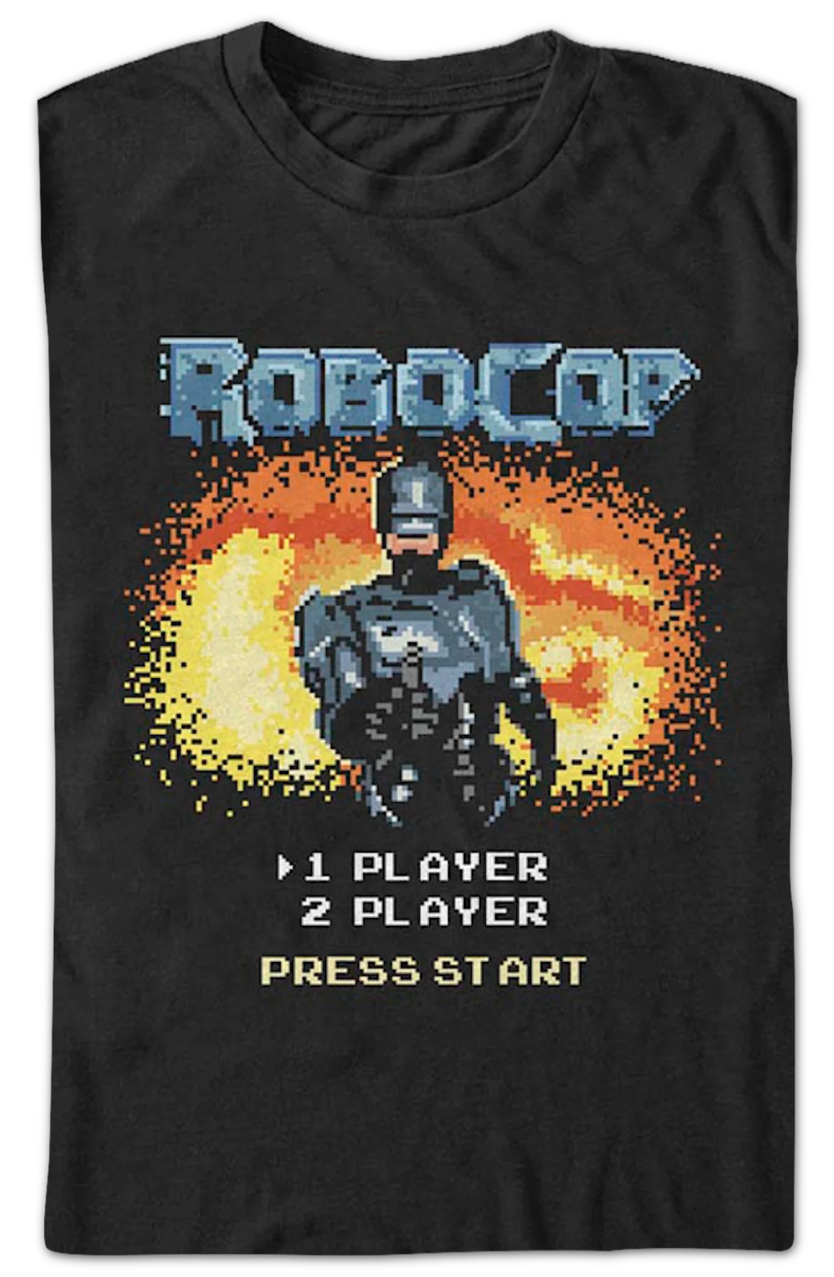 Video Game Start Screen Robocop T-Shirt - Image 2