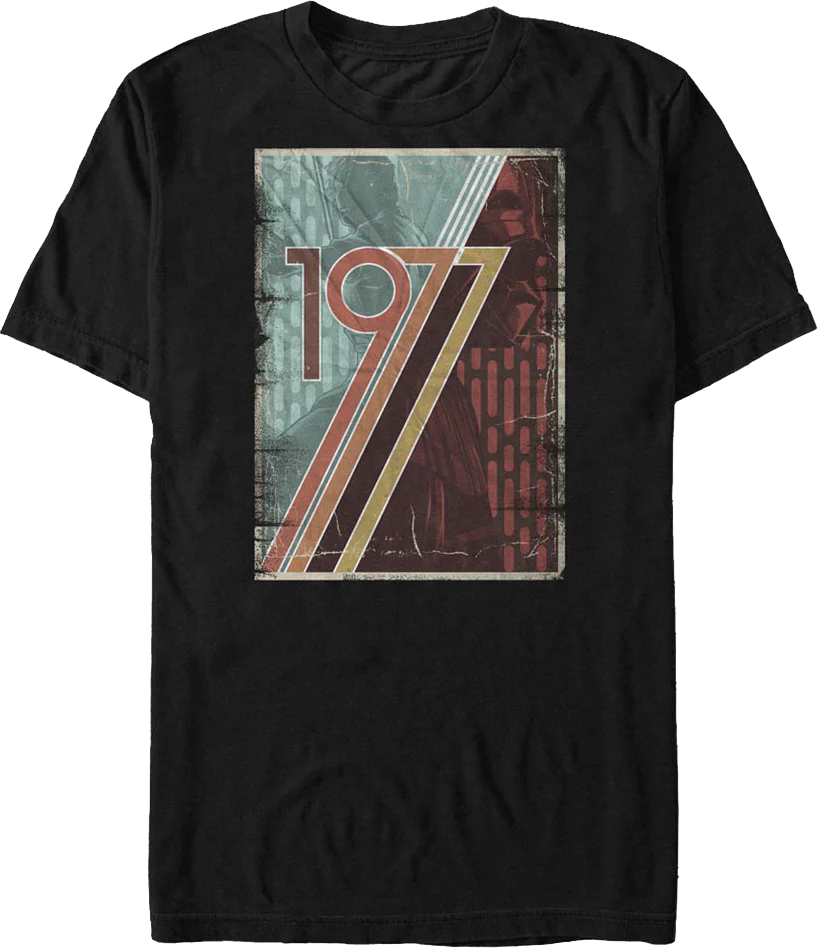 Vintage 1977 Poster Star Wars T-Shirt