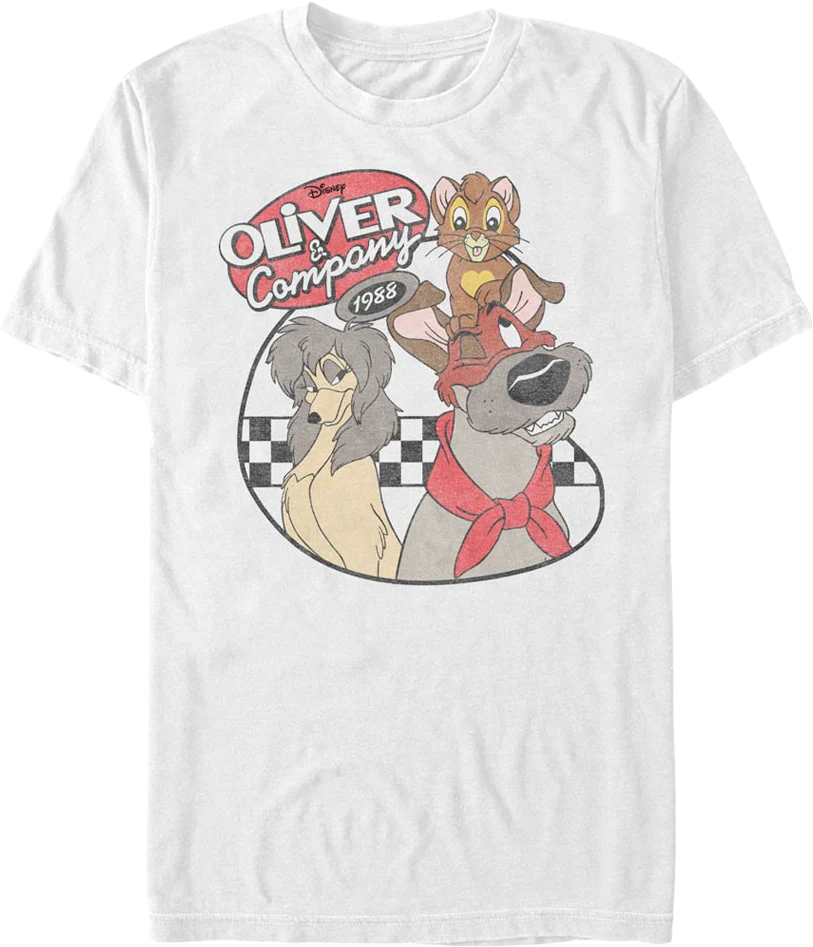 Vintage 1988 Oliver and Company Disney T-Shirt