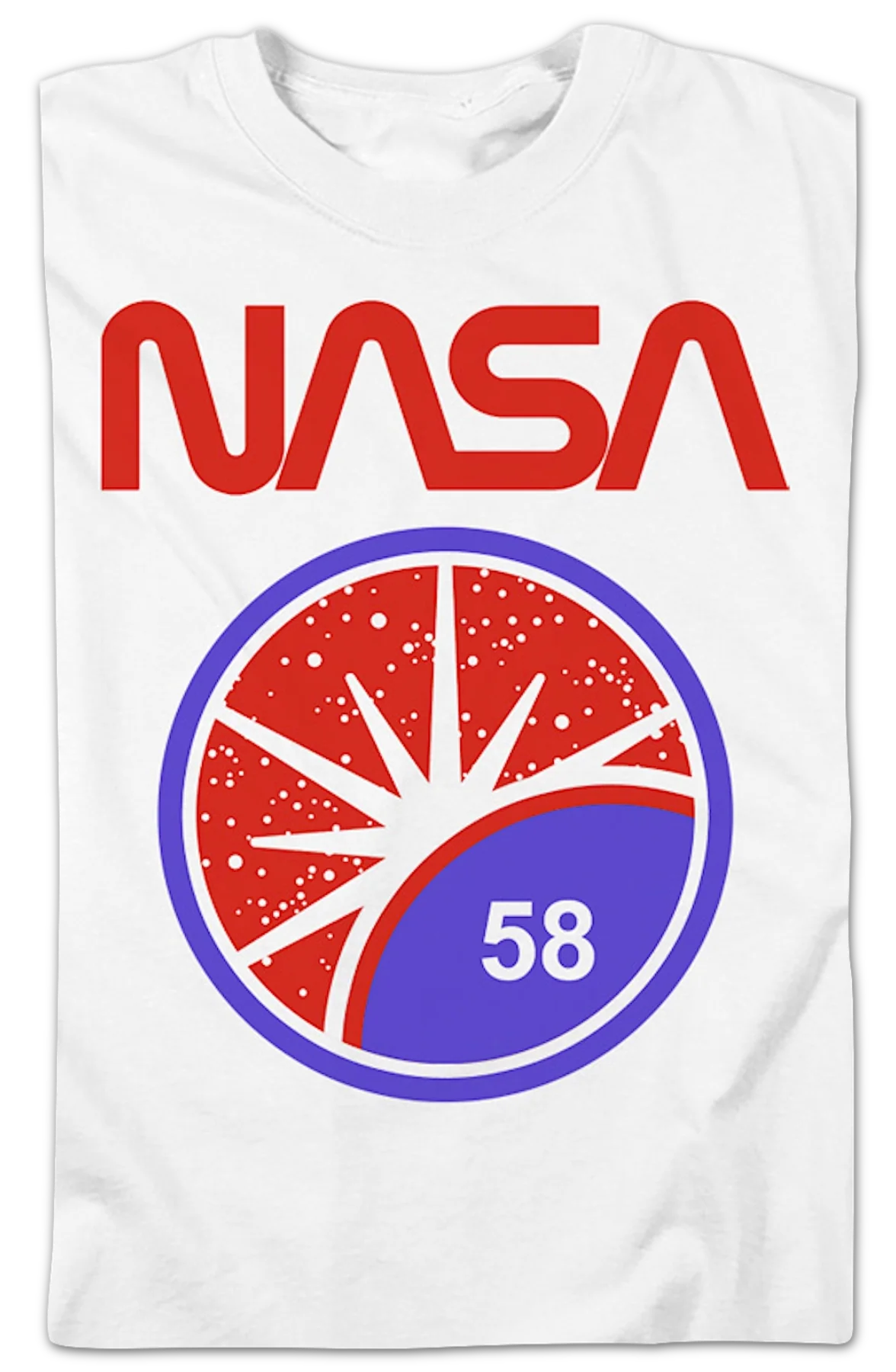 Vintage 58 Circle NASA T-Shirt - Image 2